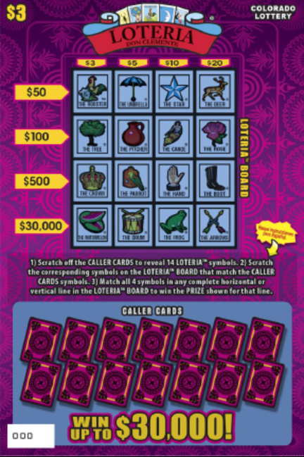 Loteria™ Colorado scratch-off ticket