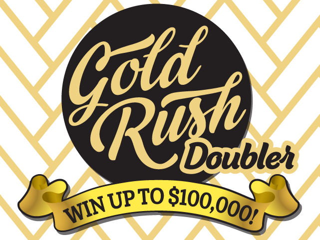 $2 GOLD RUSH DOUBLER Florida scratch-off ticket