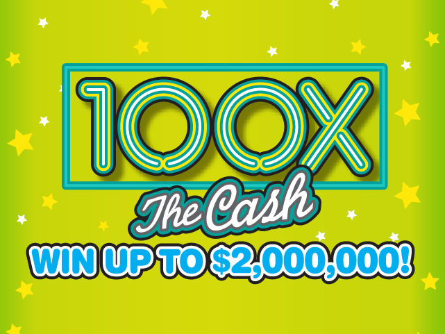 100X THE CASH Florida scratch-off ticket