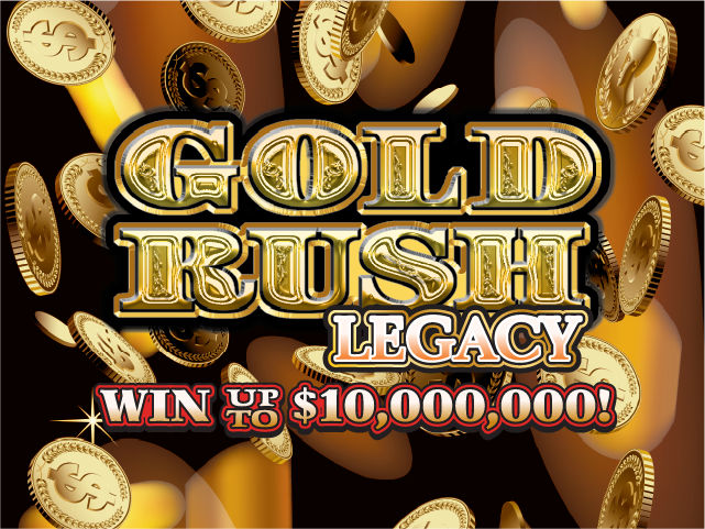 GOLD RUSH LEGACY Florida scratch-off ticket