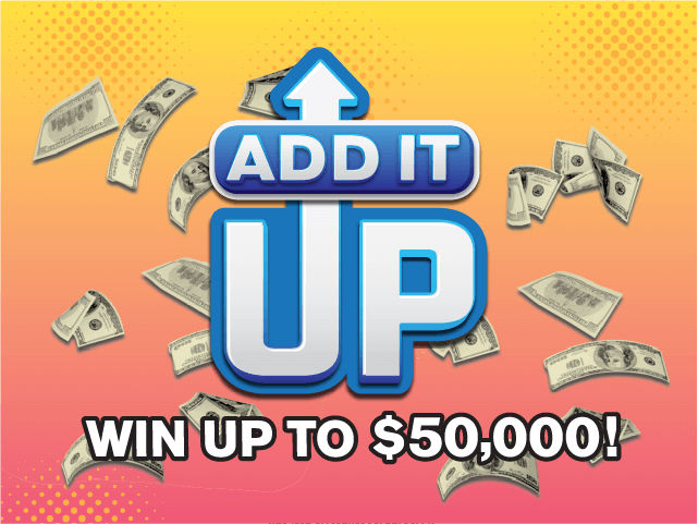 ADD IT UP Florida scratch-off ticket