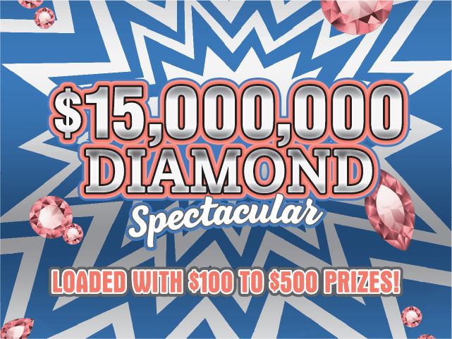 $15MM DIAMOND SPECTACULAR Florida scratch-off ticket