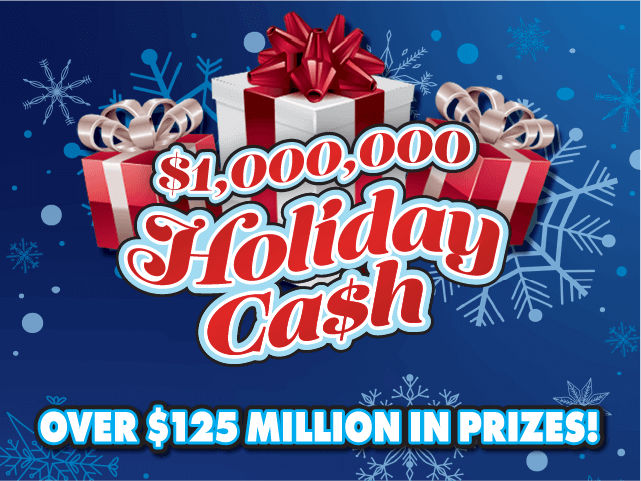 $1,000,000 HOLIDAY CA$H Florida scratch-off ticket