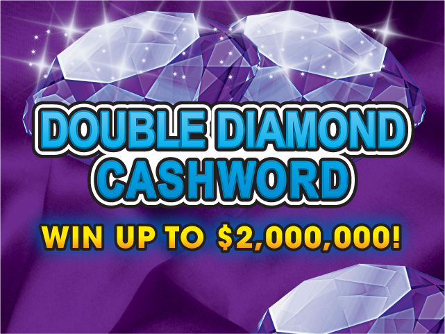DOUBLE DIAMOND CASHWORD Florida scratch-off ticket