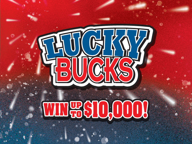 LUCKY BUCKS Florida scratch-off ticket