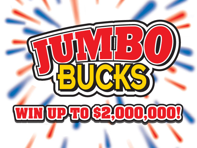 JUMBO BUCKS Florida scratch-off ticket