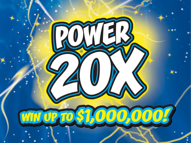 POWER 20X Florida scratch-off ticket