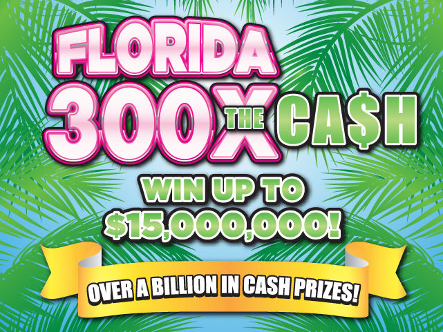 FLORIDA 300X THE CASH Florida scratch-off ticket