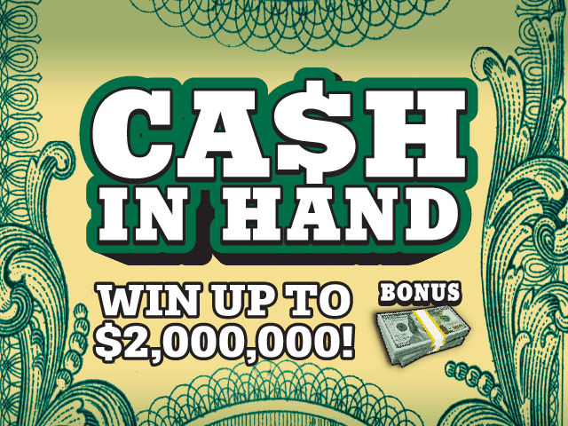 CA$H IN HAND Florida scratch-off ticket