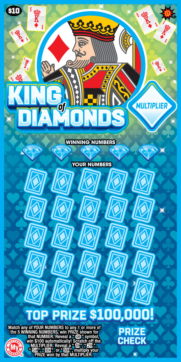 Kings &amp; Queens Maryland scratch-off ticket