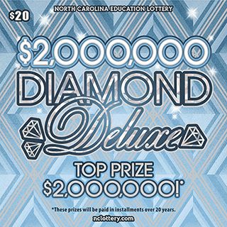 $2,000,000 Diamond Deluxe North Carolina scratch-off ticket