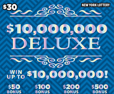 $10,000,000 DELUXE New York scratch-off ticket
