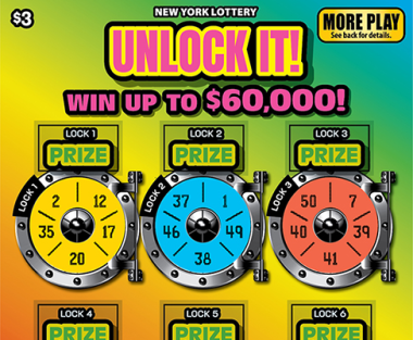 UNLOCK IT! New York scratch-off ticket