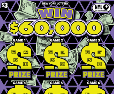 WIN $60,000 New York scratch-off ticket