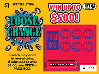 LOOSE CHANGE New York scratch-off ticket