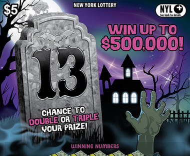 13 New York scratch-off ticket