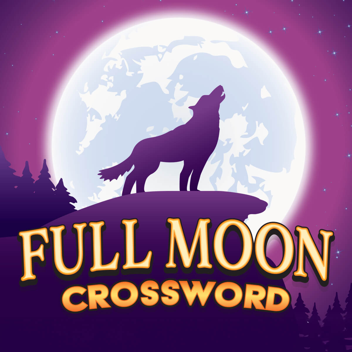 Full Moon Crossword Oregon scratch-off ticket