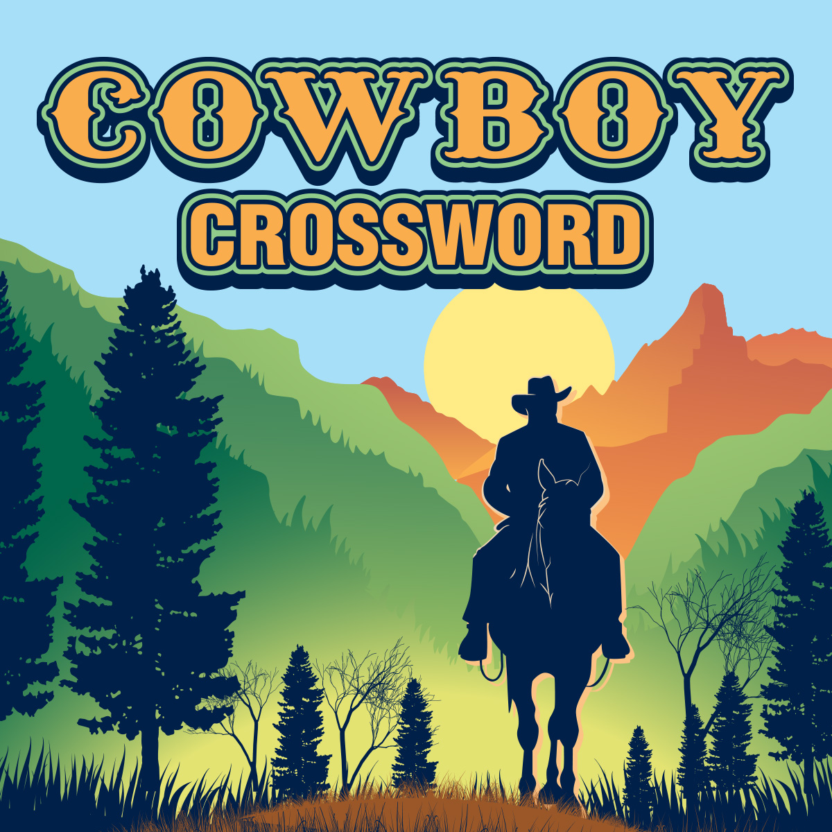 Cowboy Crossword Oregon scratch-off ticket