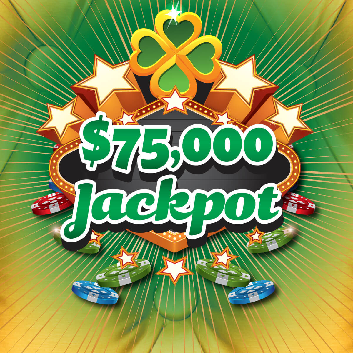 $75,000 Jackpot Oregon scratch-off ticket