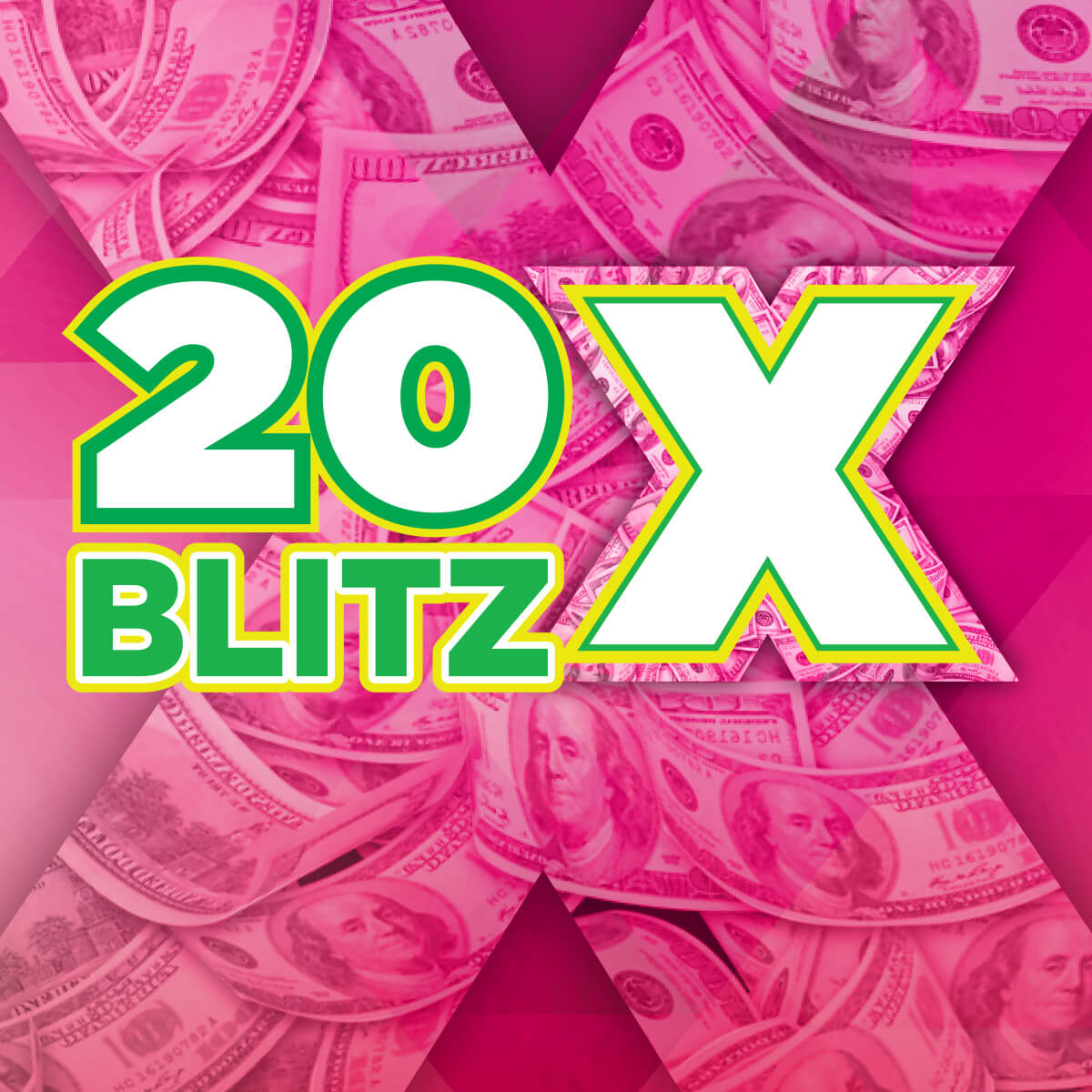 20X Blitz Oregon scratch-off ticket