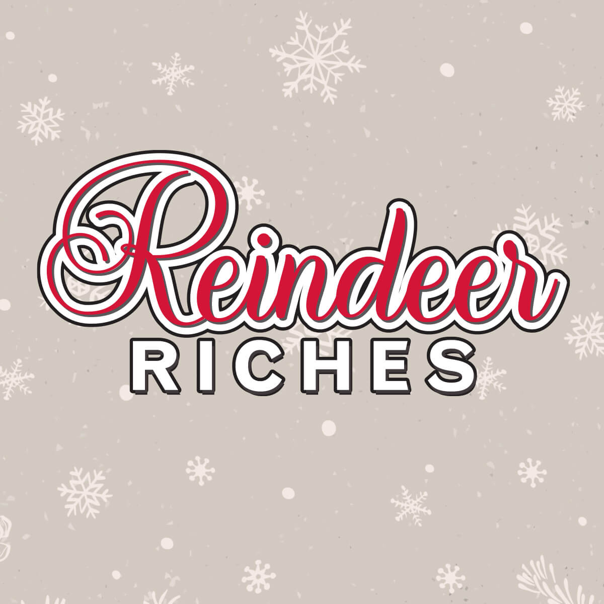 Reindeer Riches Oregon scratch-off ticket
